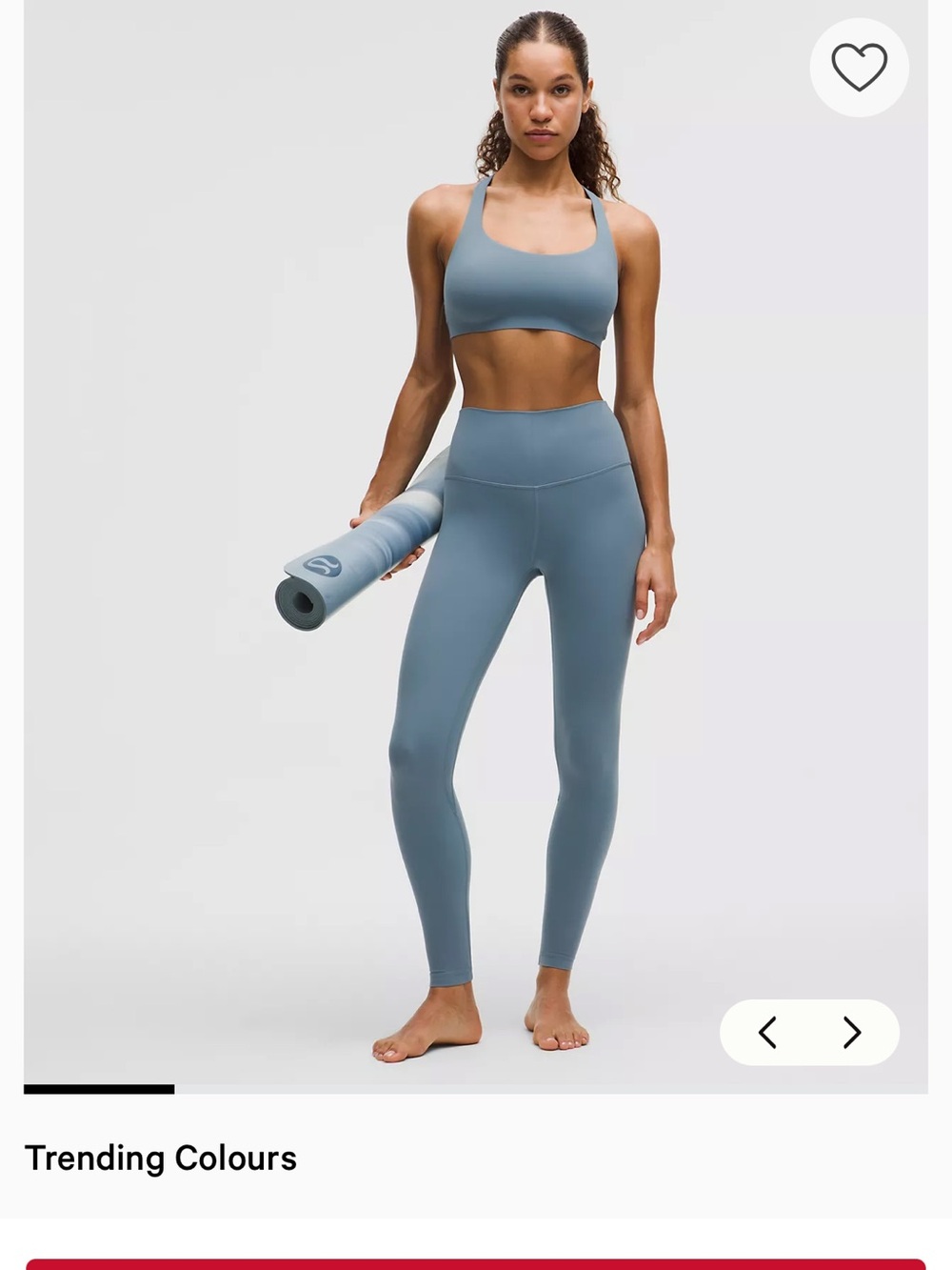 lululemon athletica Steel Blue size 8 align high-rise pant 31”